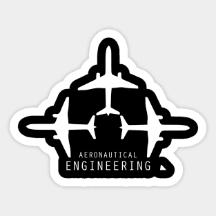 aeronautical engineering aerospace engineer Sticker